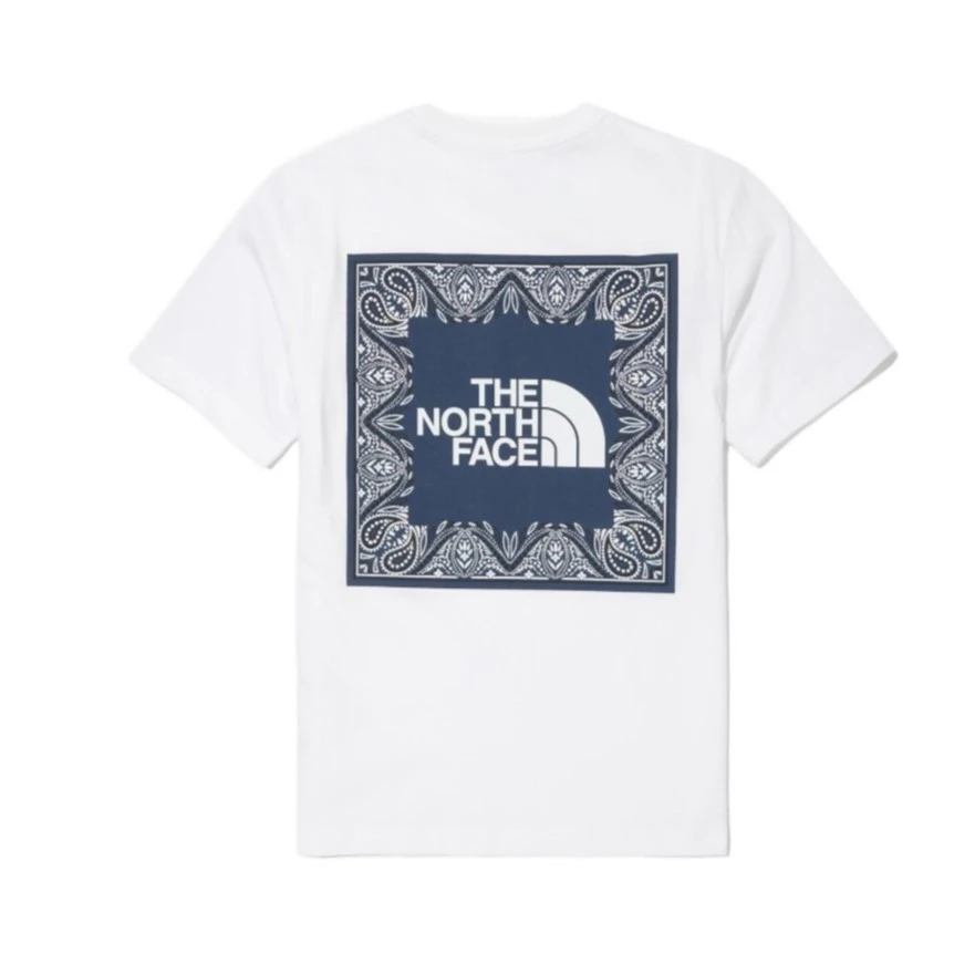 北面 THE NORTH FACE SS22 腰果花短袖NT7UN48A印花圆领潮服春夏
