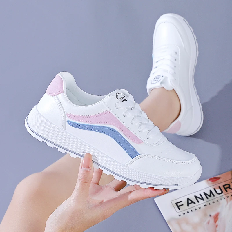 运动鞋女2023年新款春季小白鞋百搭阿甘鞋学生轻便跑步鞋休闲女鞋