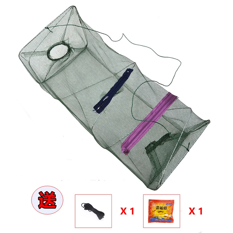 小虾笼捕虾网捕鱼笼小龙虾笼折叠虾网鱼笼虾篓渔网扑鱼网捕鱼工具