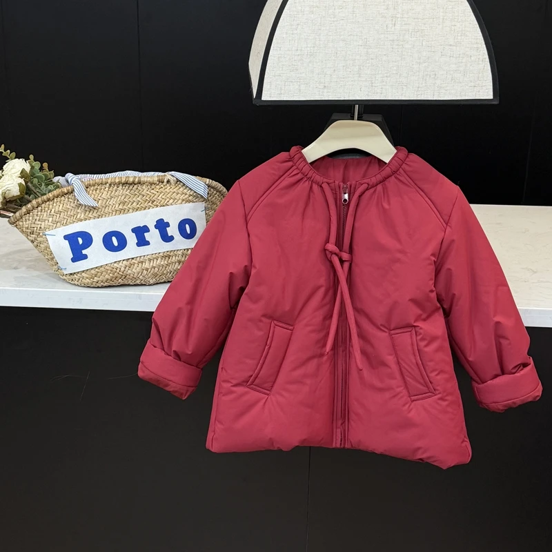 【现货】leomama童装女童加厚棉服外套儿童冬季棉衣女大童洋气上衣