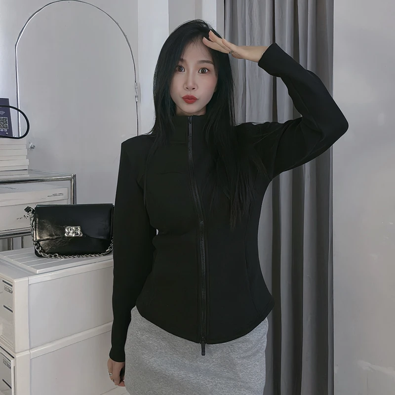 秋冬加绒加厚保暖显瘦小蛮腰外套