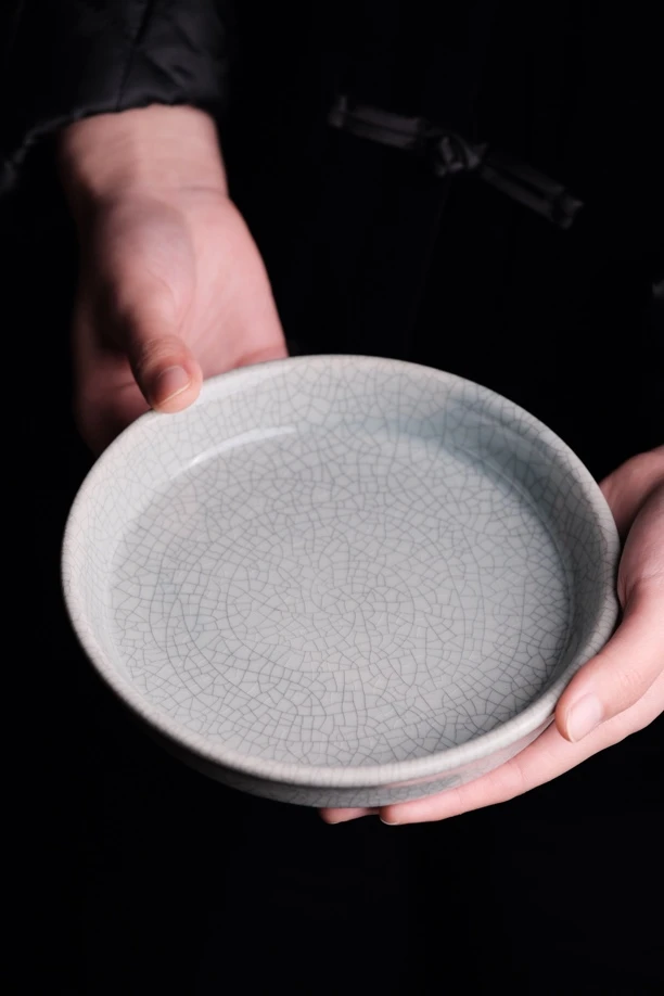 壶承陶瓷干泡台蓄水茶台