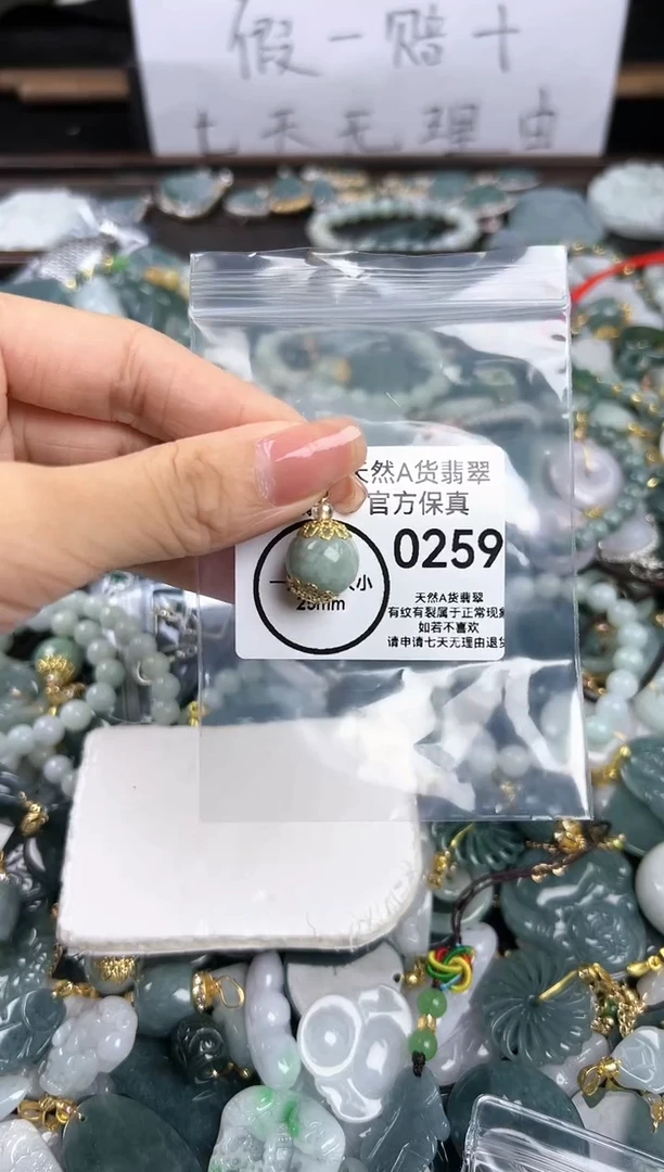 【闪购商品】翡翠颈饰未镶嵌默认配绳259