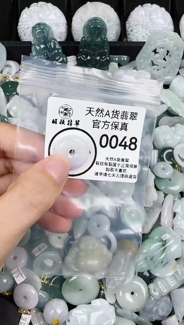 【闪购商品】翡翠颈饰未镶嵌默认配绳048