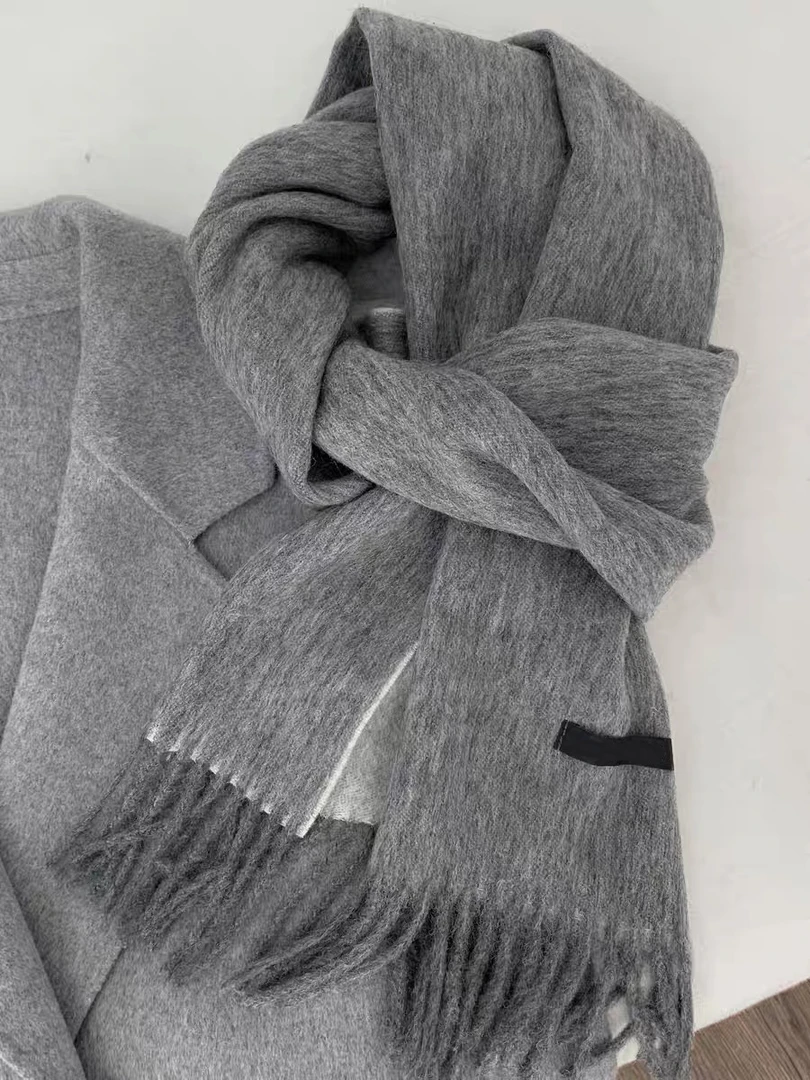 高级百搭单花气质围巾