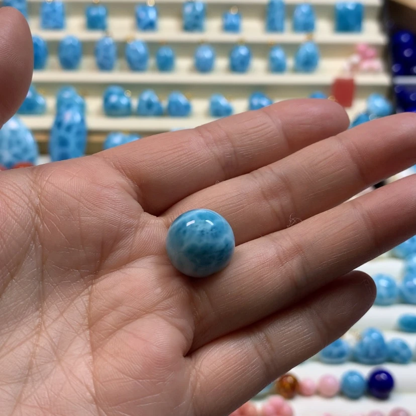 【闪购商品】针钠钙石（海纹石）吊坠(不含链)银S925镶嵌?****?