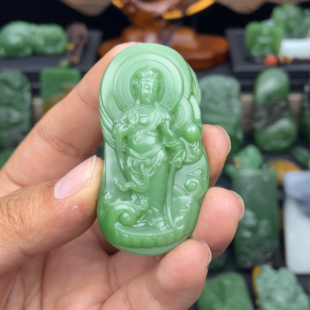 和田玉颈饰未镶嵌k****o