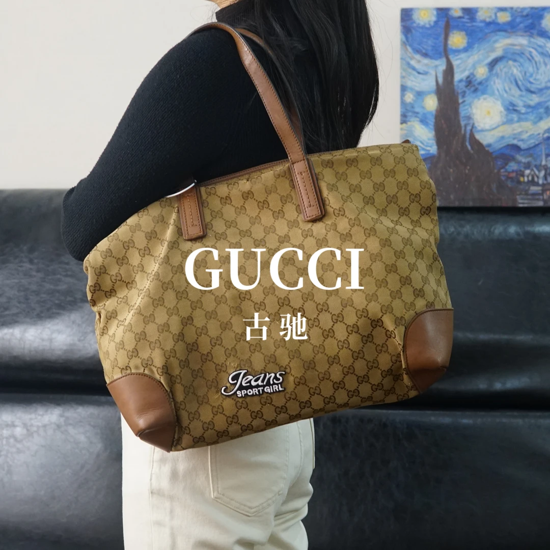 95新 GUCCI/古驰 老花单肩包/WJ11214047/4047