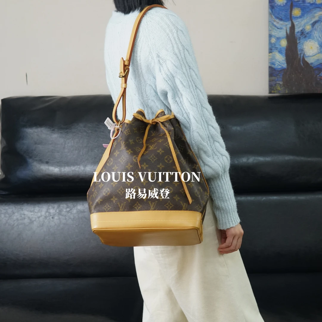 95新 LouisVuitton/路易威登 抽绳水桶包（大）/利亚德