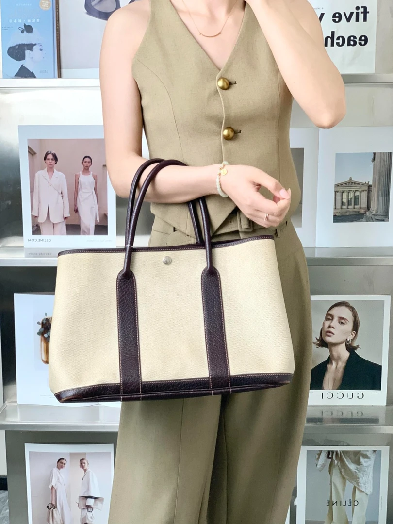 95新 Hermes/爱马仕 爱马仕 花园36米色/公价无/甄选