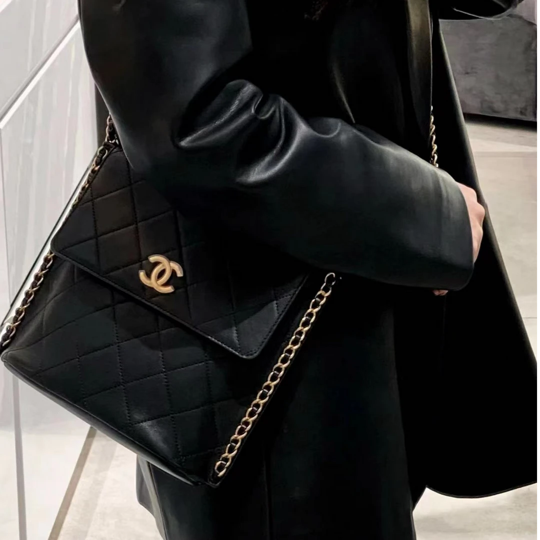 99新 Chanel/香奈儿 chanel流浪hobo黑金/公价无/甄选