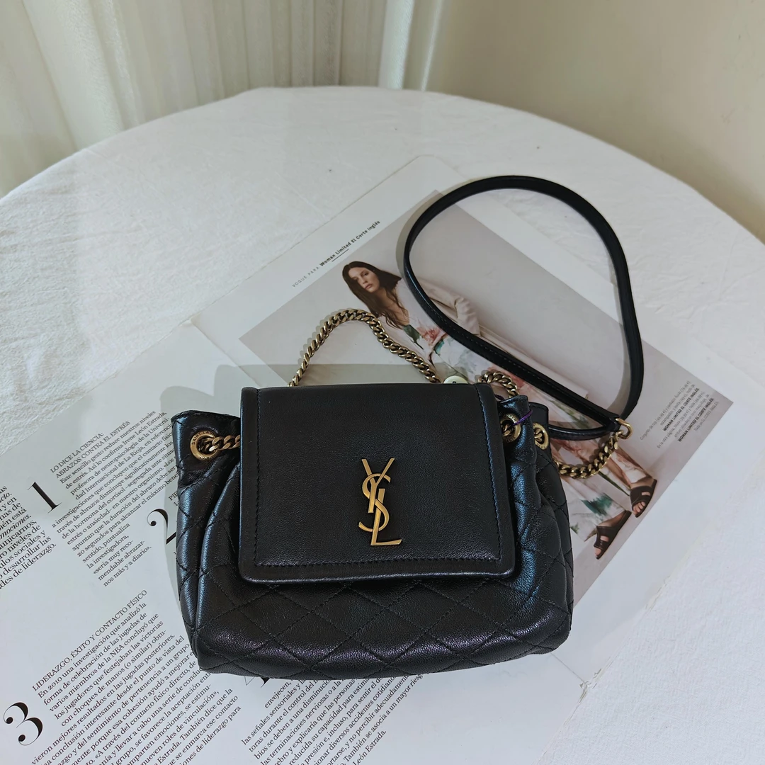 95新 YSL/圣罗兰 ysl nolita黑金/公价无/甄选