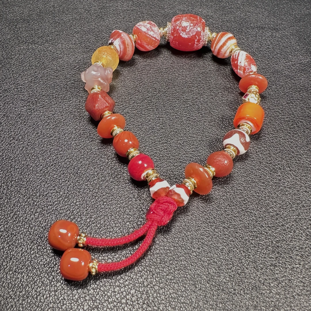 20世纪多宝缠丝玛瑙手持  333-378