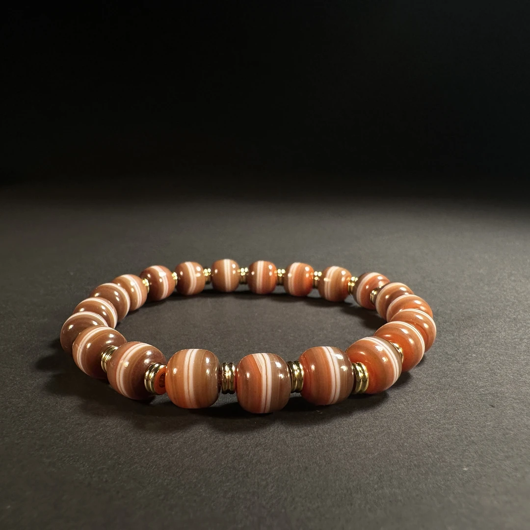 二十世纪缠 丝一线玛 瑙手串333-521