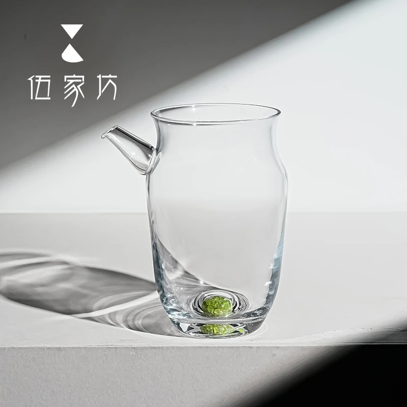 伍家坊橄榄石水晶玻璃公道杯仿宋茶壶高档耐高温茶海功夫茶器具