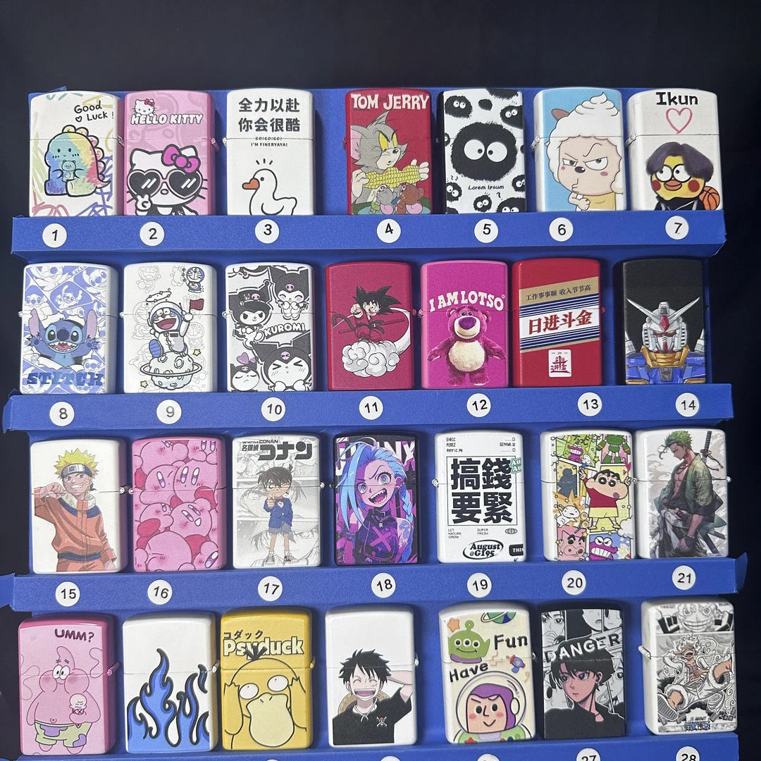 个性颜值金属防风时尚磨砂网红国潮可爱卡通复古煤油创意打火机