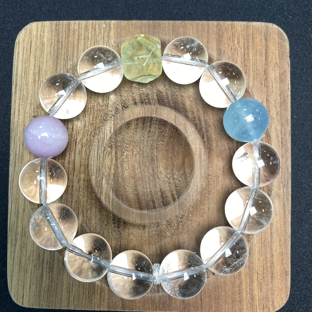 W228 天然水晶DIY手链多样性发一