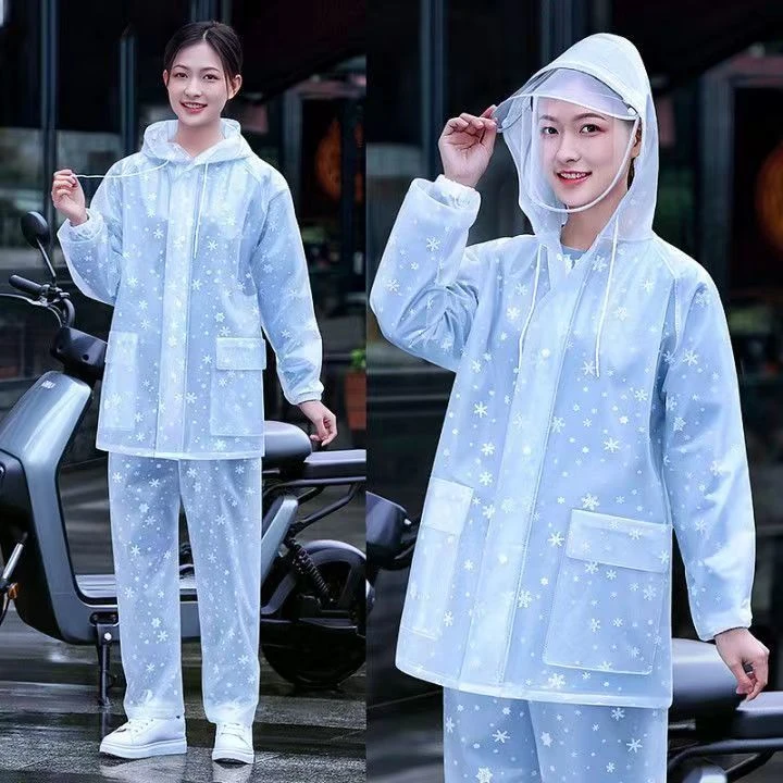 加厚防雨雨衣雨裤套装全身耐磨电动车防暴雨成人徒步男女骑行