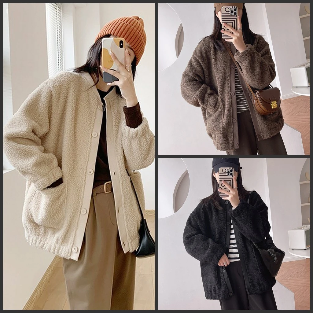 【清仓现货】 100-195斤大码女装秋冬装女士加厚棒球领保暖外套上衣