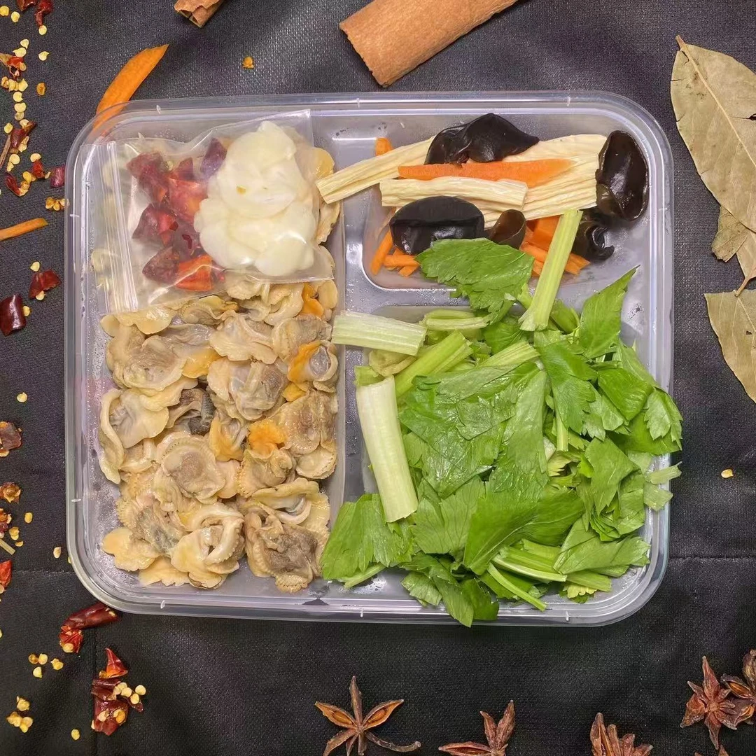 芹菜炒花蛤肉(350g—400g)