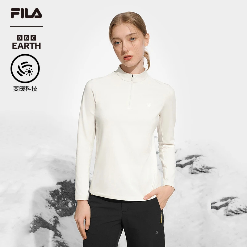 Fila/斐乐斐暖发热BBC联名夏日漫游上衣内搭运动琥珀流光