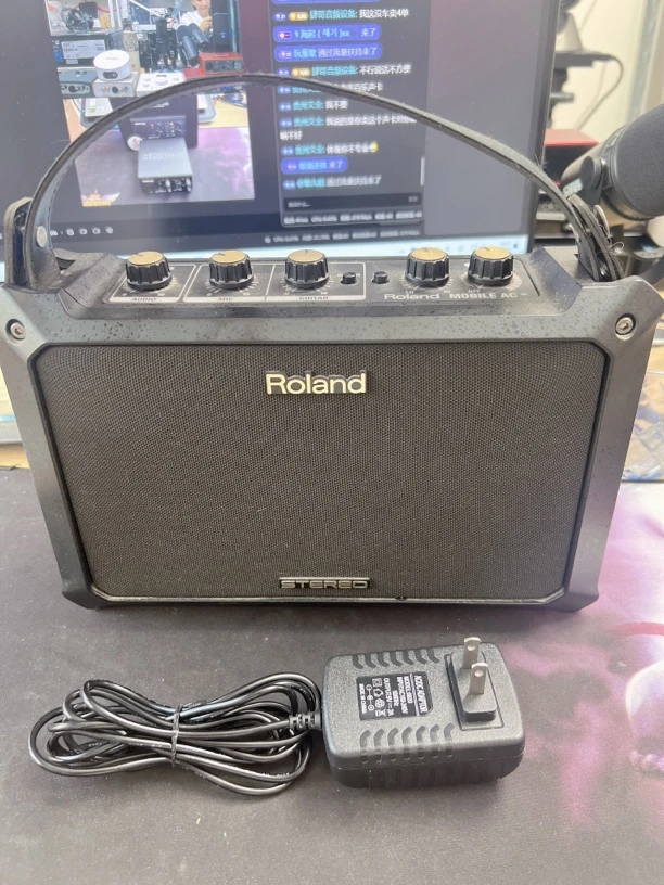 9新 Roland罗兰音箱MOBILE-AC CUBE便携式电吹管电箱木吉他音响