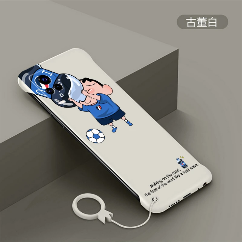 vivoiqoo7手机壳IQOO7无边框超薄磨砂硬壳卡通蜡笔小新潮牌VIVO新