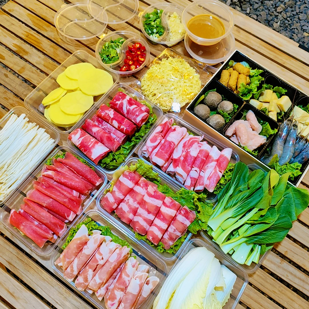 无锅【16道菜火锅到家】10荤5素1主食双人餐（口味麻辣/香辣/番茄请备注）