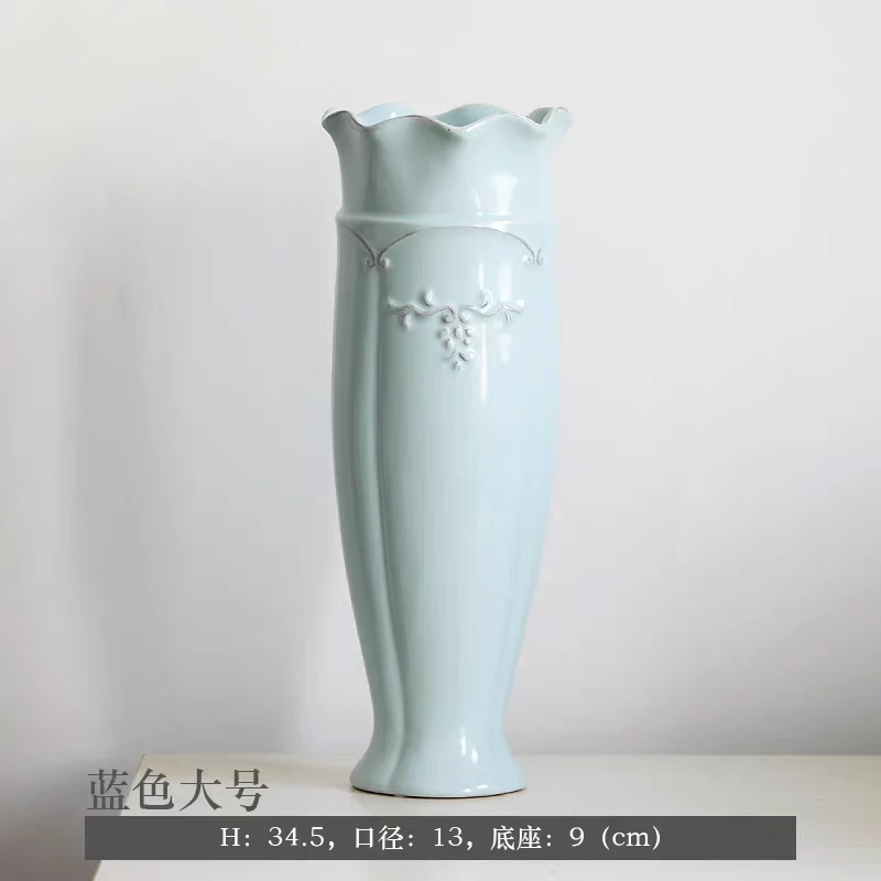 （微瑕疵)法式复古轻奢花瓶