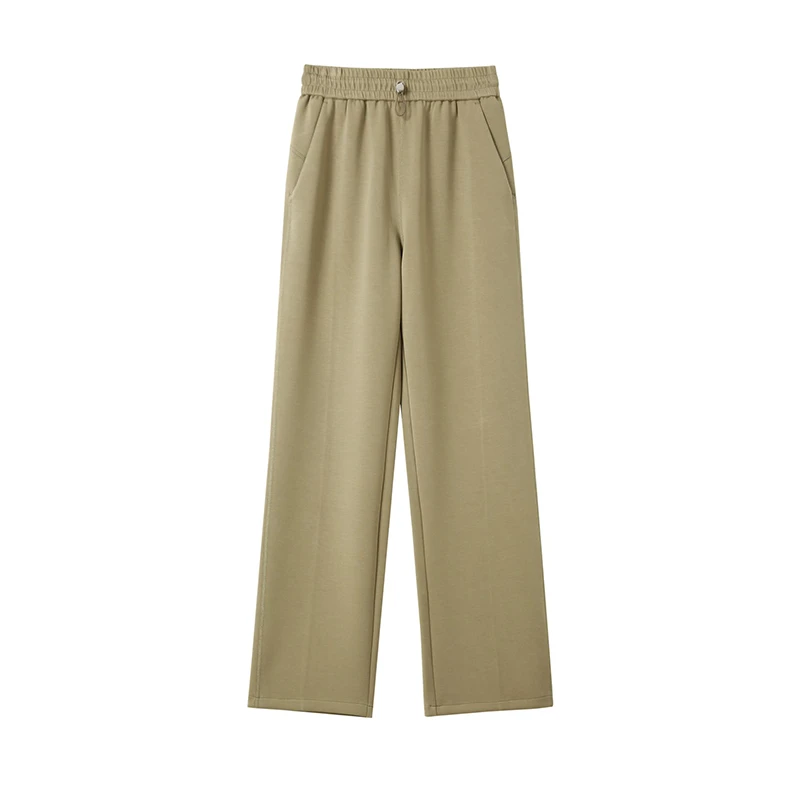 YL自带高级感 兰精莫代尔 lu露针织女裤显瘦GDZZ011