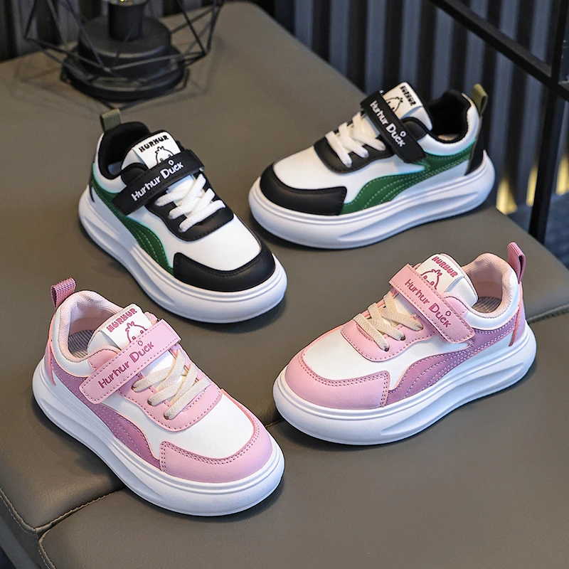 儿童运动鞋2025春秋韩版儿童小白鞋男童板鞋百搭小女孩透气跑步鞋