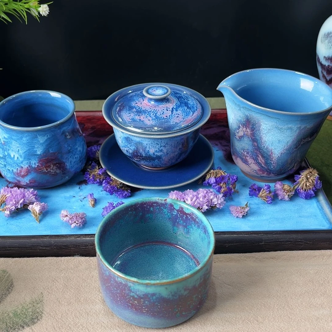 五大名窑钧瓷茶具