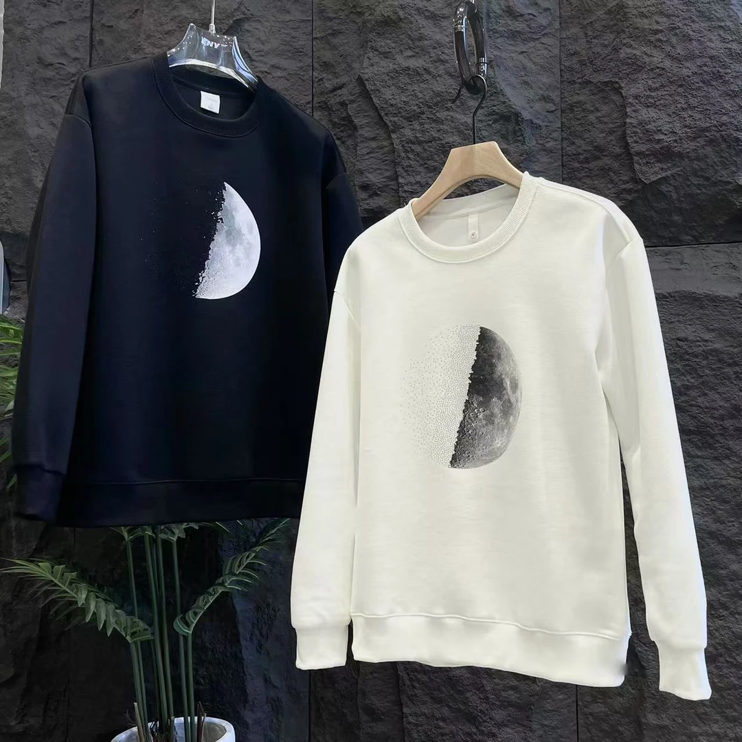 【双妹儿专属】-上古印象秋冬新款月亮加绒卫衣66208-1