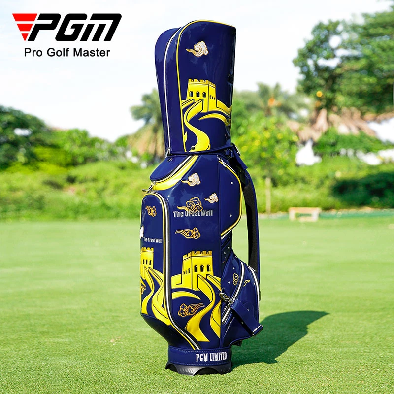 PGM高尔夫球包男女高端国风长城刺绣防水球杆袋标准包golf球袋