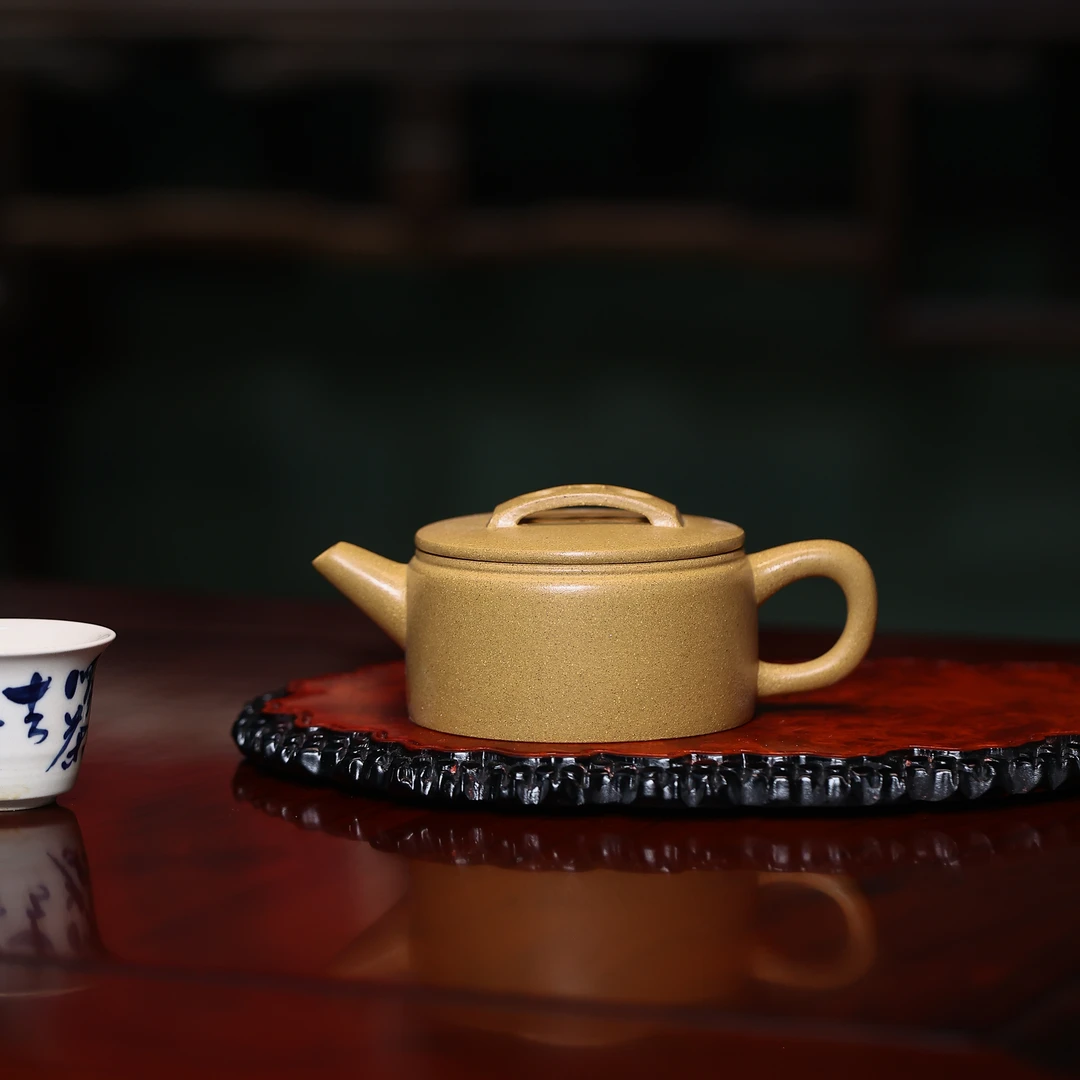 LCC黄金段【汉瓦200cc】宜兴黄龙山原矿段泥手工壶