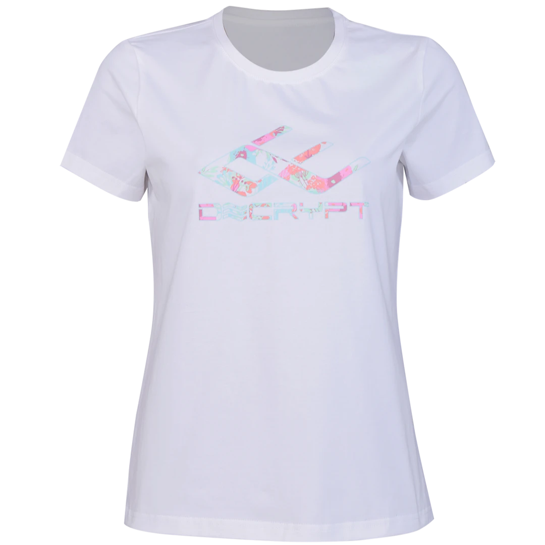 山东魏桥向尚运动女式短袖T恤0227-06白色3393黑色3394