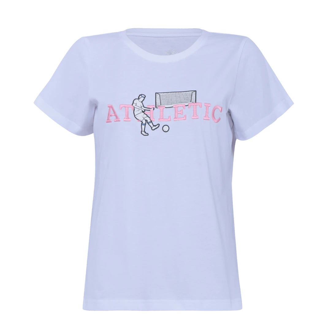 向尚运动女式短袖T恤舒适圆领3223-16 5258白色59星环蓝60浅紫