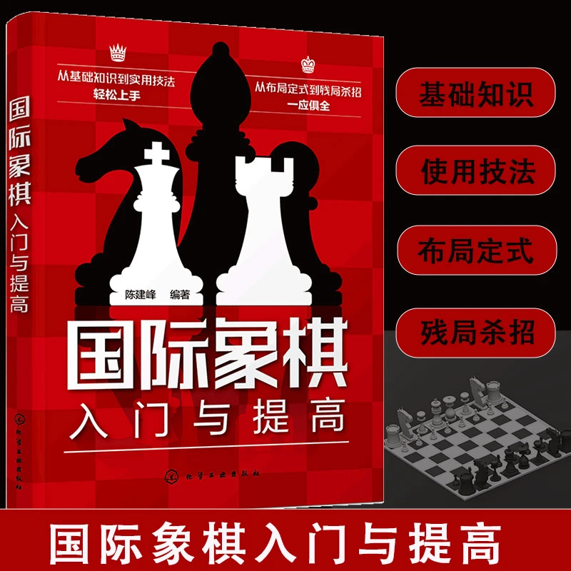 国际象棋入门与提高 儿童中小学生小孩子初学者青少年启蒙书籍
