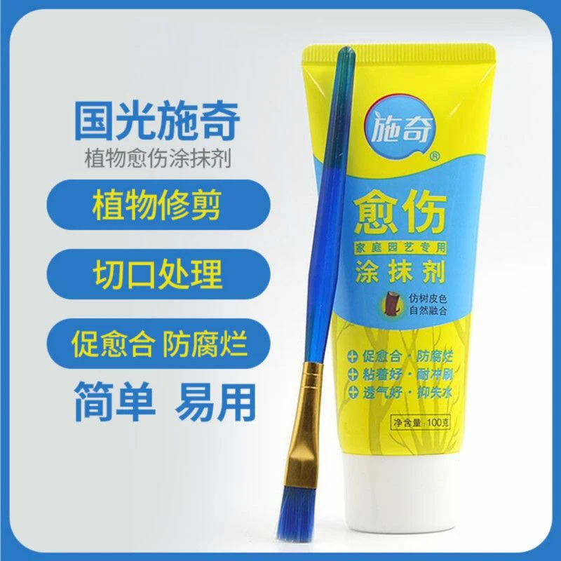 新疆包邮国光施奇伤口愈合剂月季盆景果树修剪嫁接封口胶促进愈合