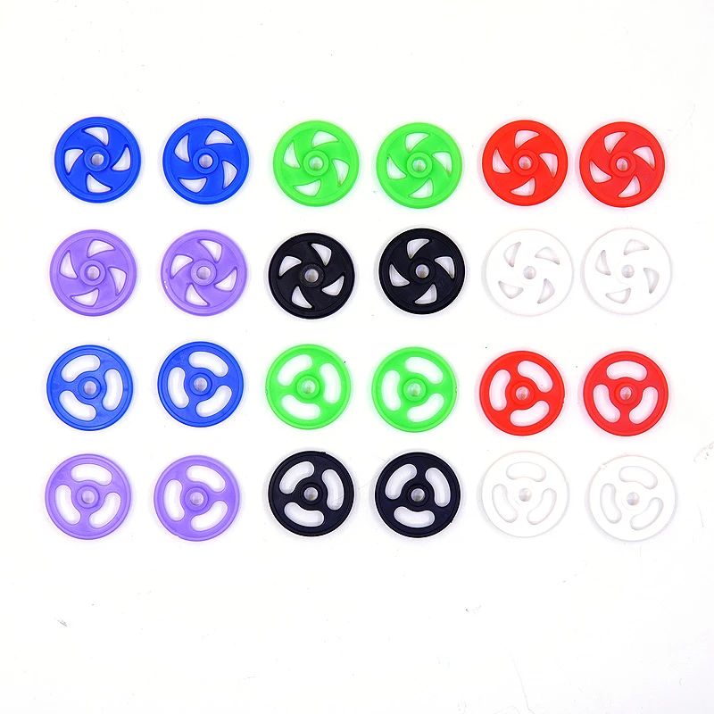 自制田宫四驱车配件 塑料19mm导轮 95391 彩色导轮 轻量化导轮