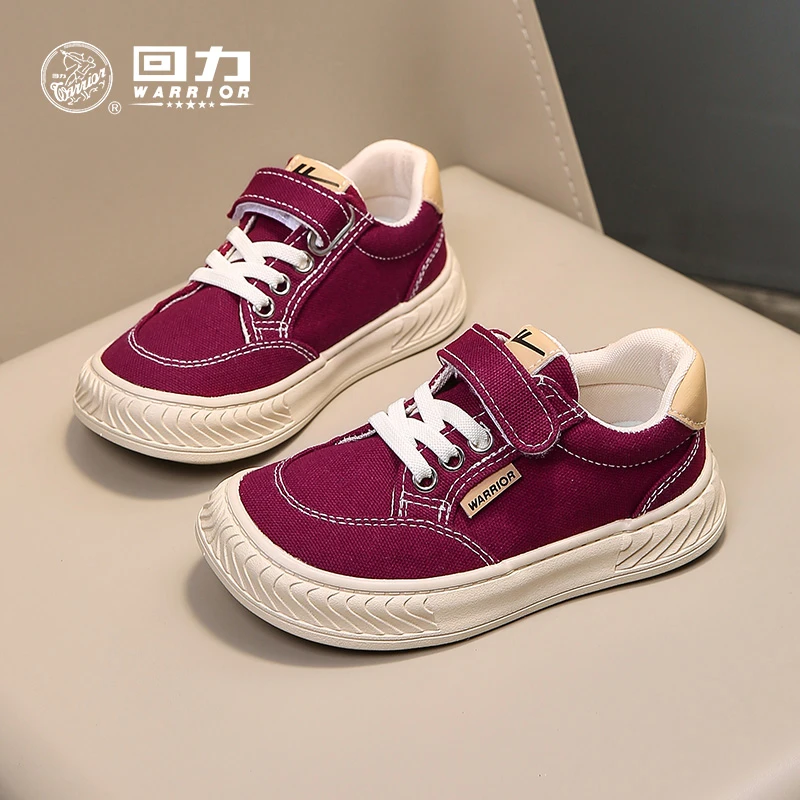 回力2024新款秋季童鞋儿童帆布鞋低帮女童鞋透气学生布鞋男童板鞋