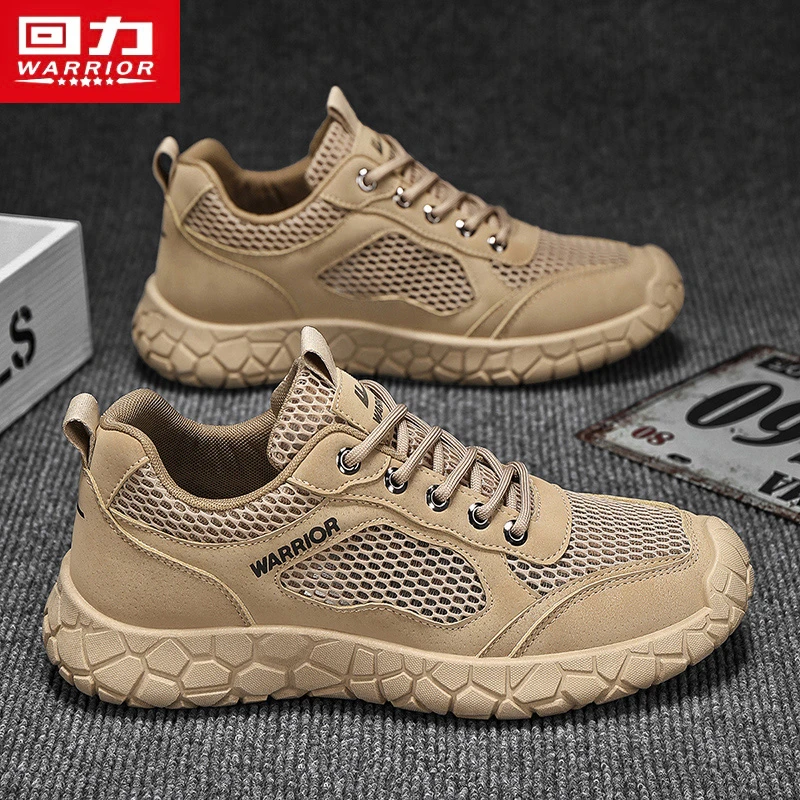 回力男鞋夏季鞋子男款登山户外运动休闲百搭透气软底上班工作潮鞋