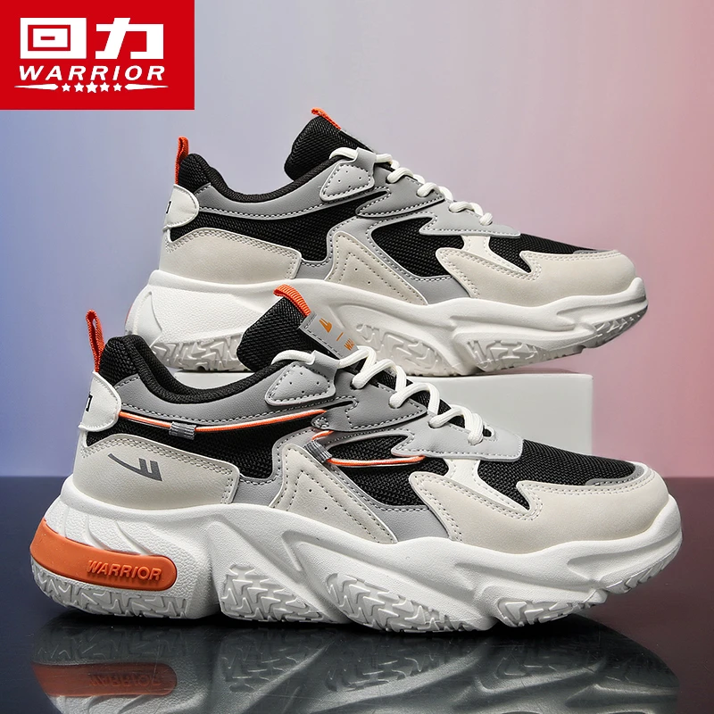 回力运动鞋男款2025冬季新款厚底增高老爹鞋学生潮流百搭休闲男鞋