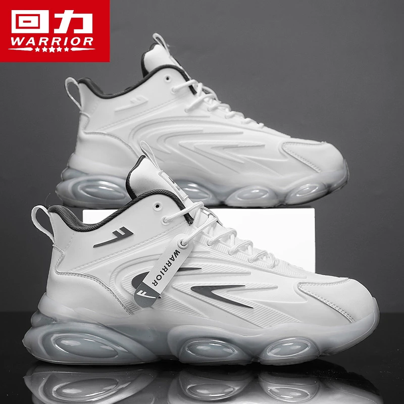 回力男鞋冬季篮球运动鞋青少年百搭小白厚底休闲时尚老爹鞋潮鞋