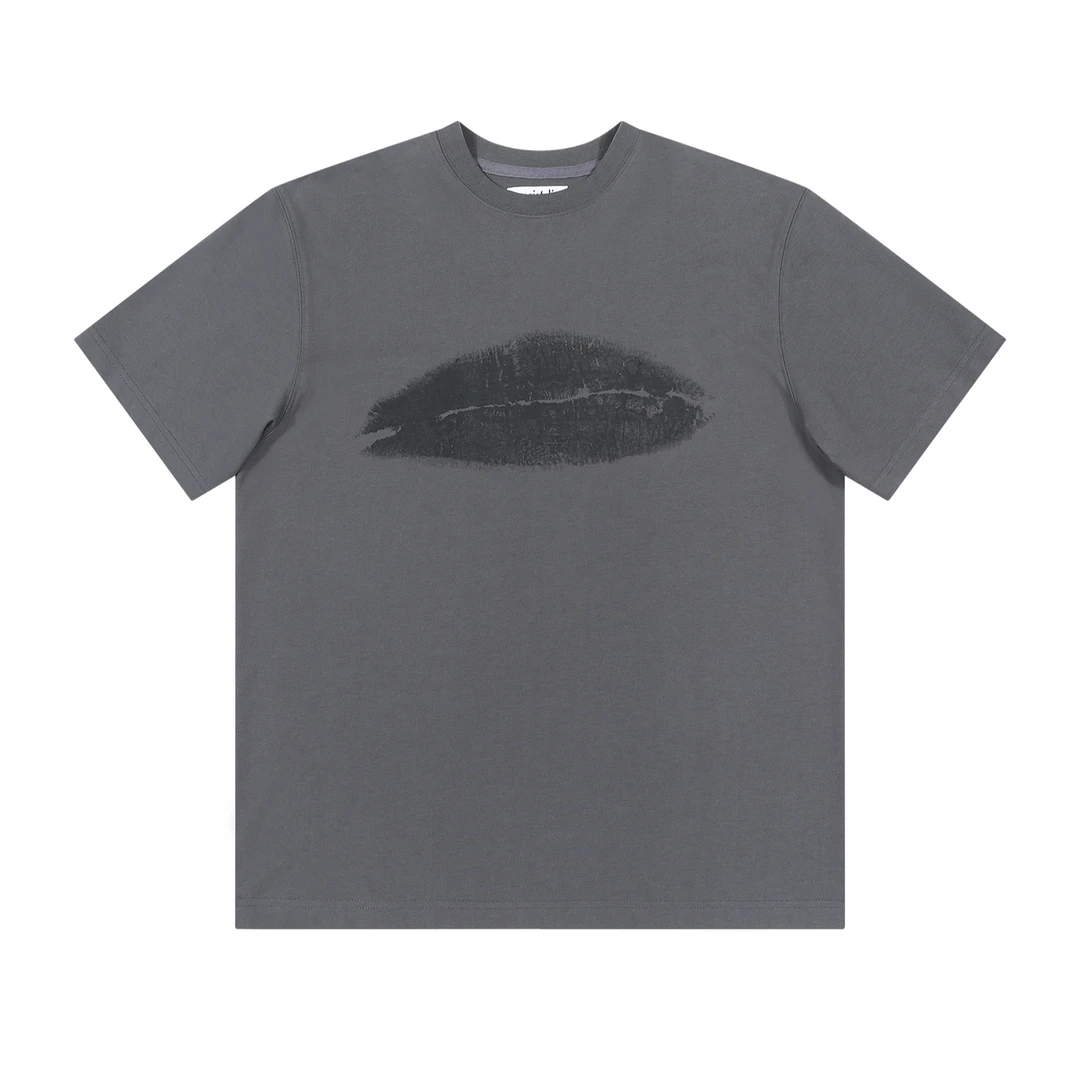 【AOYI】24买手店SUGI新款口红印花短袖T恤休闲