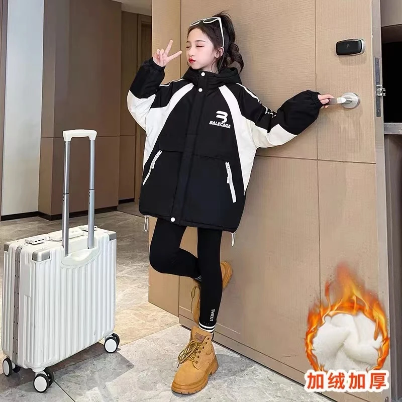 姐弟加绒加厚款冲锋衣外套1109