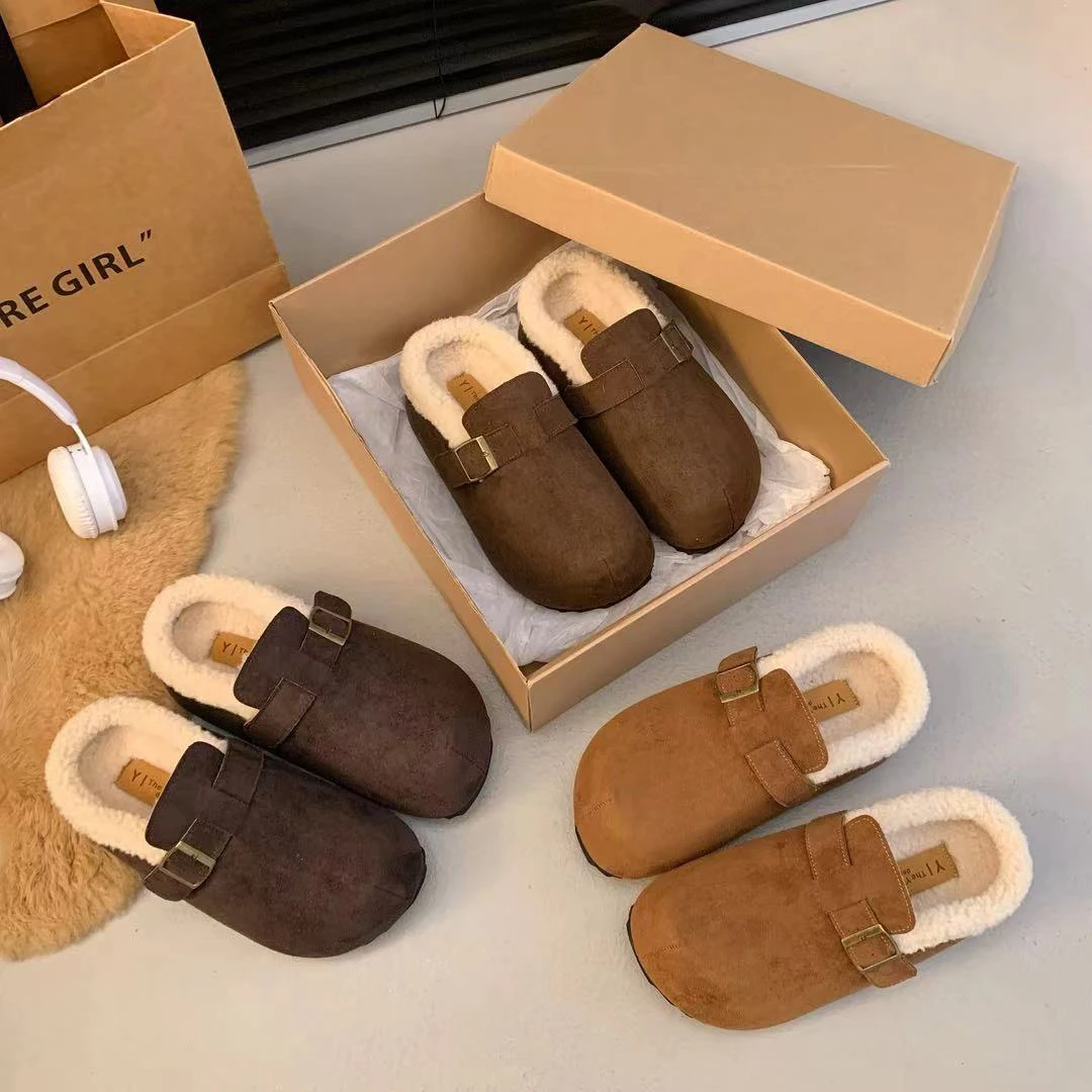 Y47厚底百搭休闲包头拖