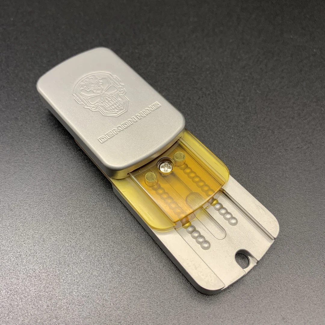 【大魔王三层叮叮推牌】大学生成人解压玩具EDC机械推牌