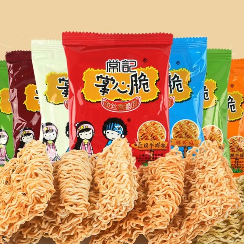 自然掌心脆芝士方便面干吃方便面韩式油炸辣面红烧美味麻辣口味