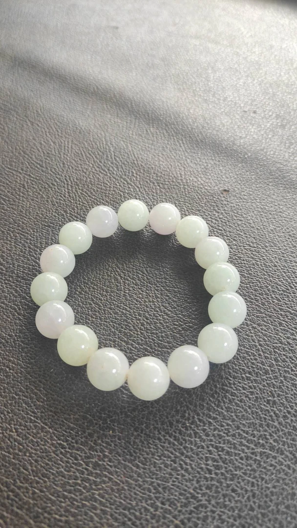 翡翠卡13手串毛货